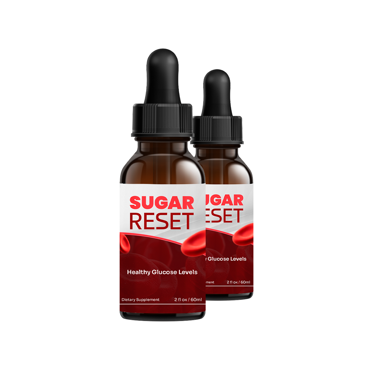 Sugar Reset glucose support drops two-bottle pack